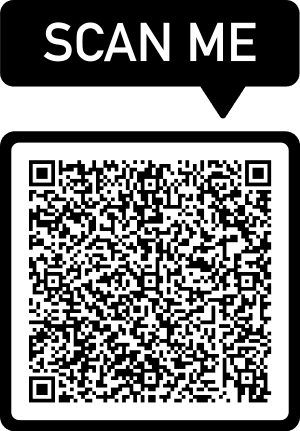 V Card QR Code - Black